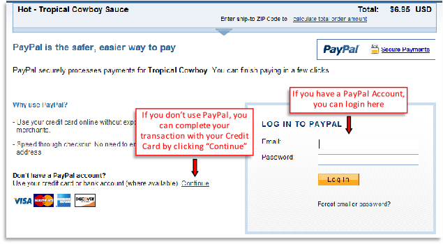Choose a Checkout Option